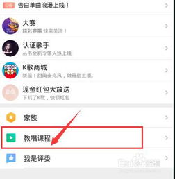 全民k歌找不到教唱课程，全民k歌教唱课程视频在哪里