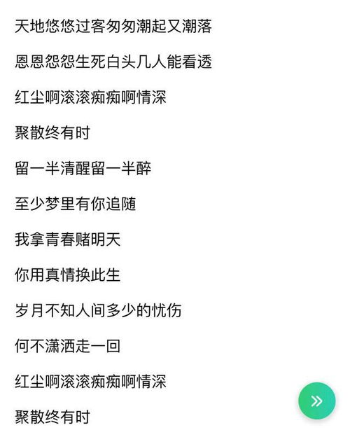 如果这天地最终会消失是什么歌，天地悠悠过客匆匆歌名