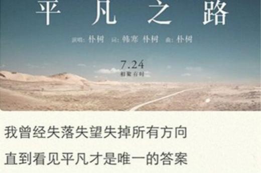 平凡之路歌词背后的故事,朴树平凡之路的故事