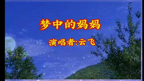 怀念母亲的歌曲大全100首，《梦中的妈妈》原唱视频