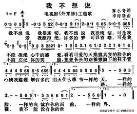 我不想说歌词完整版，《我不想说》